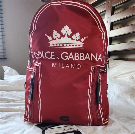 dolce gabbana bag red|dolce and gabanna backpack.